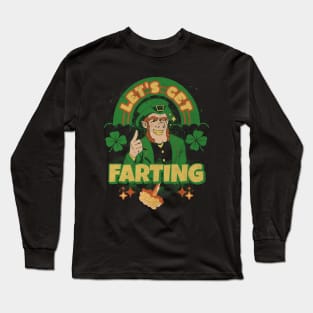 This Guy Loves To Fart -St. Patricks Day - Fart Guy Joke Long Sleeve T-Shirt